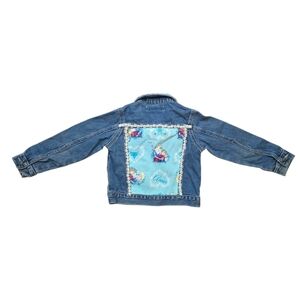 Disney Frozen Handpatched George Jean Jacket Toddler Girl Size 4-5